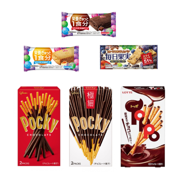 (全国送料無料)お菓子 詰め合わせ ビスコミニパックが2個おまけで付いてくる！ポッキー・トッポセット(6種・計9コ) メール便 (omtmb9653z)【送料無料 詰め合わせ おやつ 小袋 個包装 お試し】