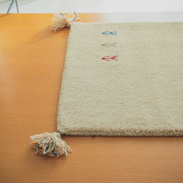ラグ カーペット マット 玄関 玄関マット おしゃれ 40x60cm シンプルギャッベマット HOT対応 アヤカ 北欧 モダン シンプル デザイン かわいい かっこいい ギャッベ インド製 ホット 床暖 OK 送料無料 手織り 肌触り