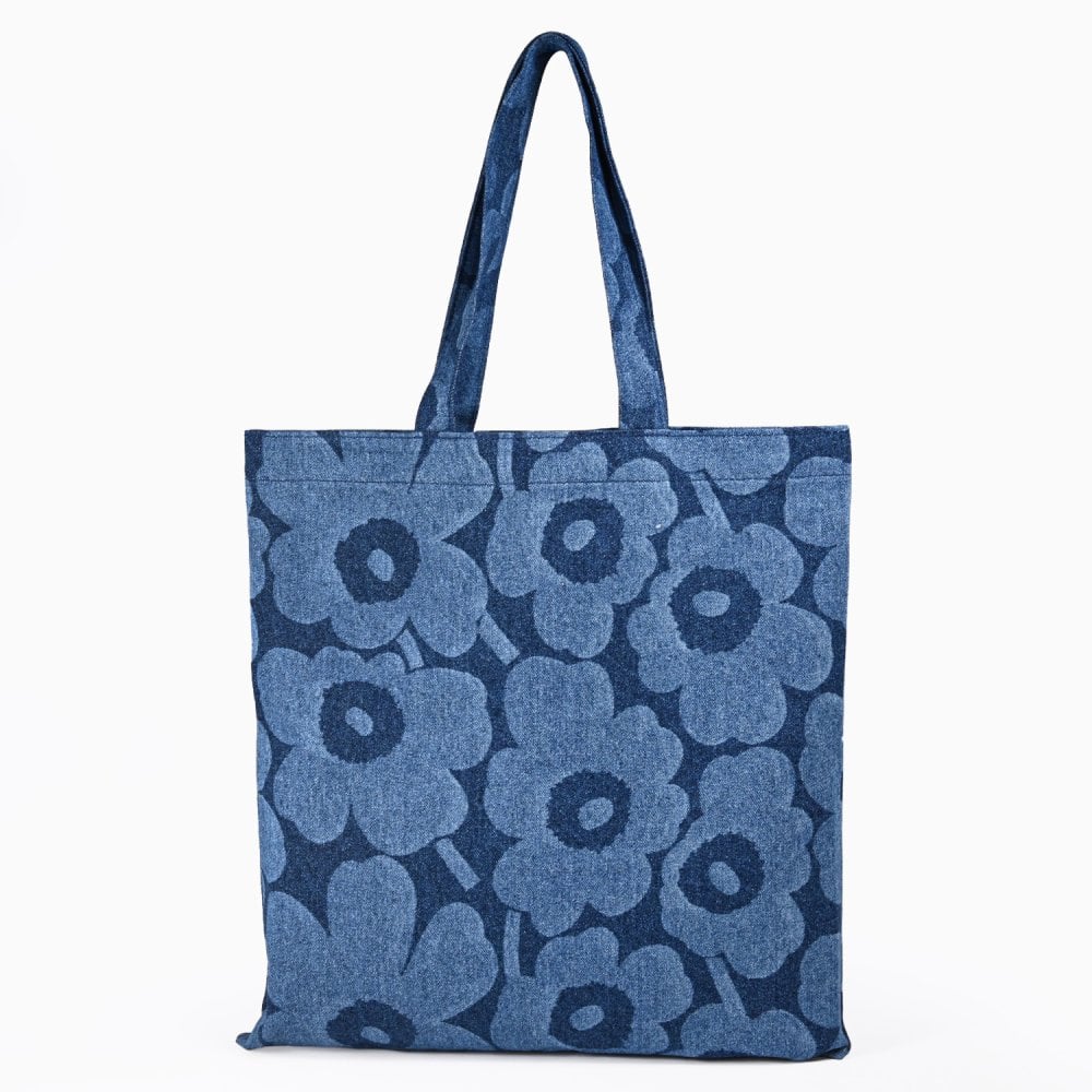 マリメッコ marimekko トートバッグ Vankka ヴァンカ デニム ウニッコ インディゴ ファブリックバッグ メンズ レディース 95861 095861 550 北欧雑貨 北欧デザイン 送別会 誕生日 お中元 結婚祝い 結婚式 高級 父の日 母の日【スペシャルラッピング660円(別売り)】 ホワイトデー ネコポス