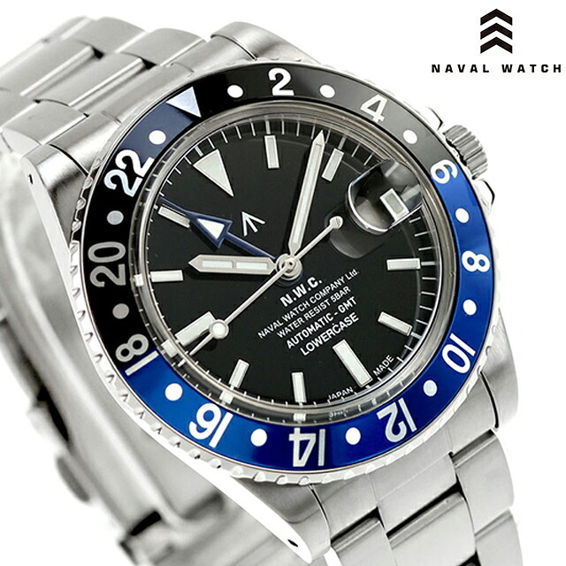 メンズ ギフトセット ナバルウォッチ Naval Watch Produced By LOWERCASE 自動巻き 腕時計 ブランド メンズ NAVAL WATCH FRXD005 アナログ ブルー 日本製
