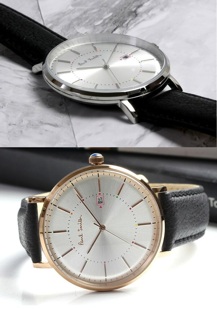 ポールスミス Paul Smith 腕時計 メンズ 革ベルト Track 42mm 本革レザーベルト クラシック ブランド 人気 ウォッチ ギフト プレゼント