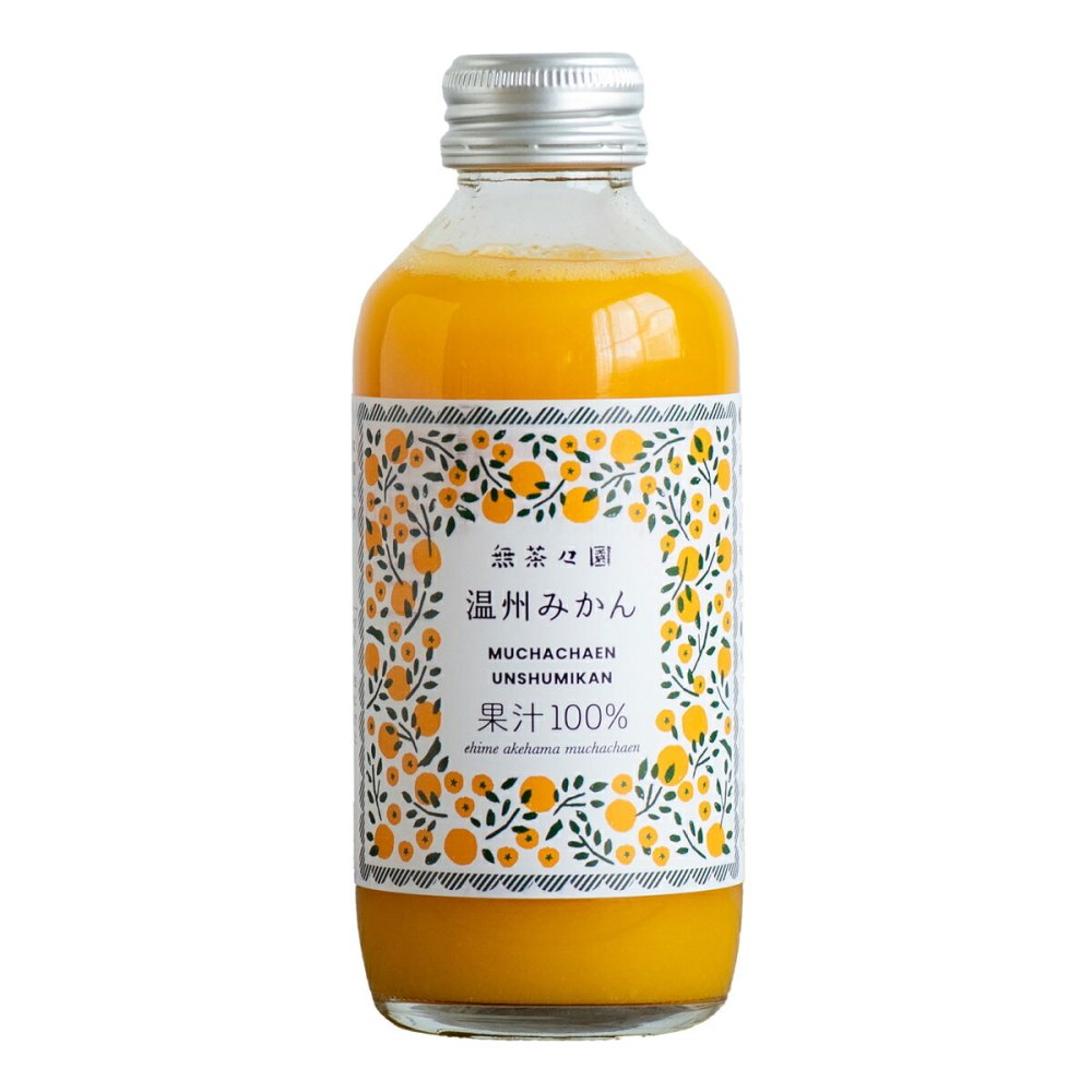愛媛 無茶々園 温州みかんジュース 180ml 計12本 ストレートジュース 果汁100％ 柑橘飲料【沖縄県・離島 配送不可】