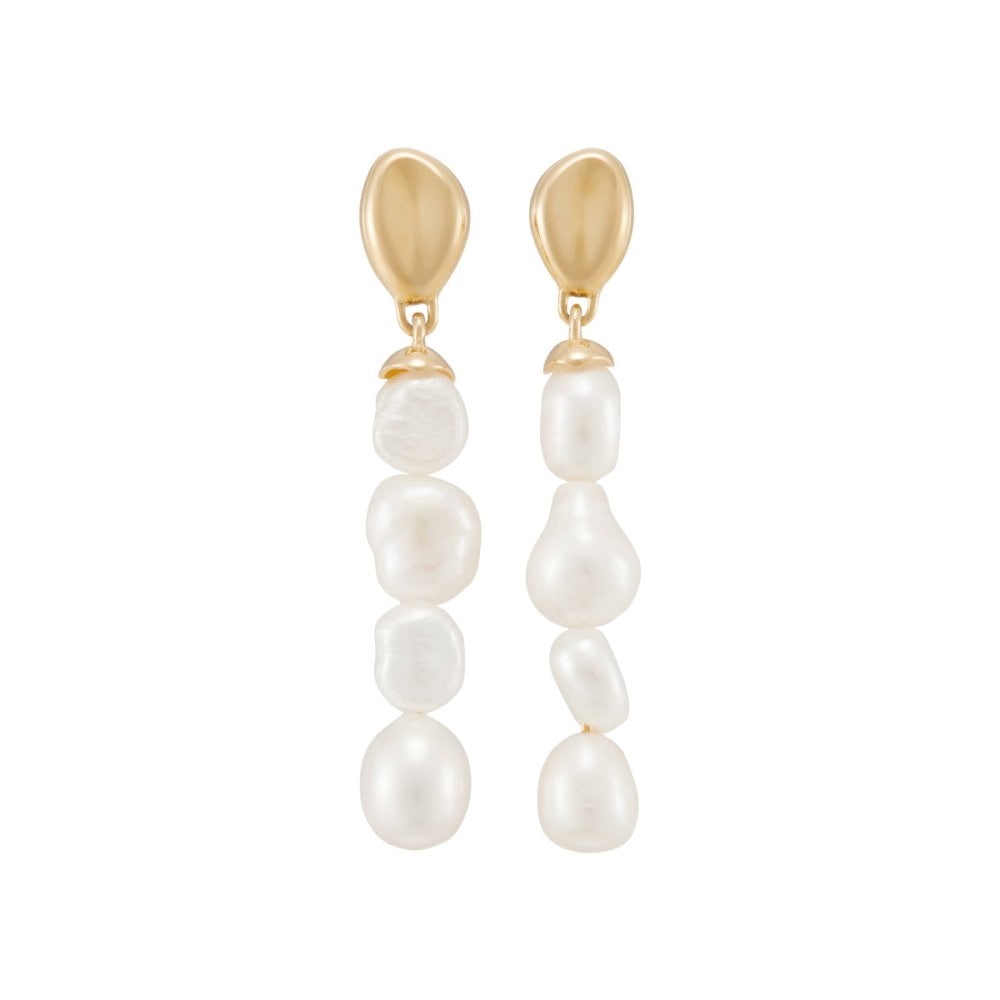 スカーゲン SKAGEN Agnethe Pearl アクセサリー ピアス ゴールドトーン レディース SKJ1827710
