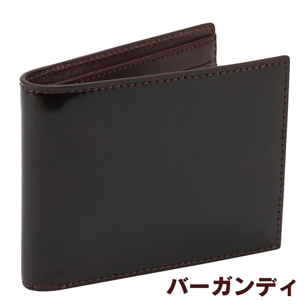 ［ゴルベ］コードバンとブライドルレザーのハイブリッドウォレット 敬老の日 ギフト