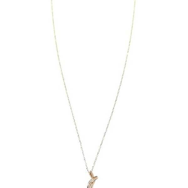 イニシャル ネックレス K18 ゴールド ダイヤモンド 0.01ct ペンダント アルファベット L ダイヤ 18金 レディース ジュエリー アクセサリー ギフト プレゼント