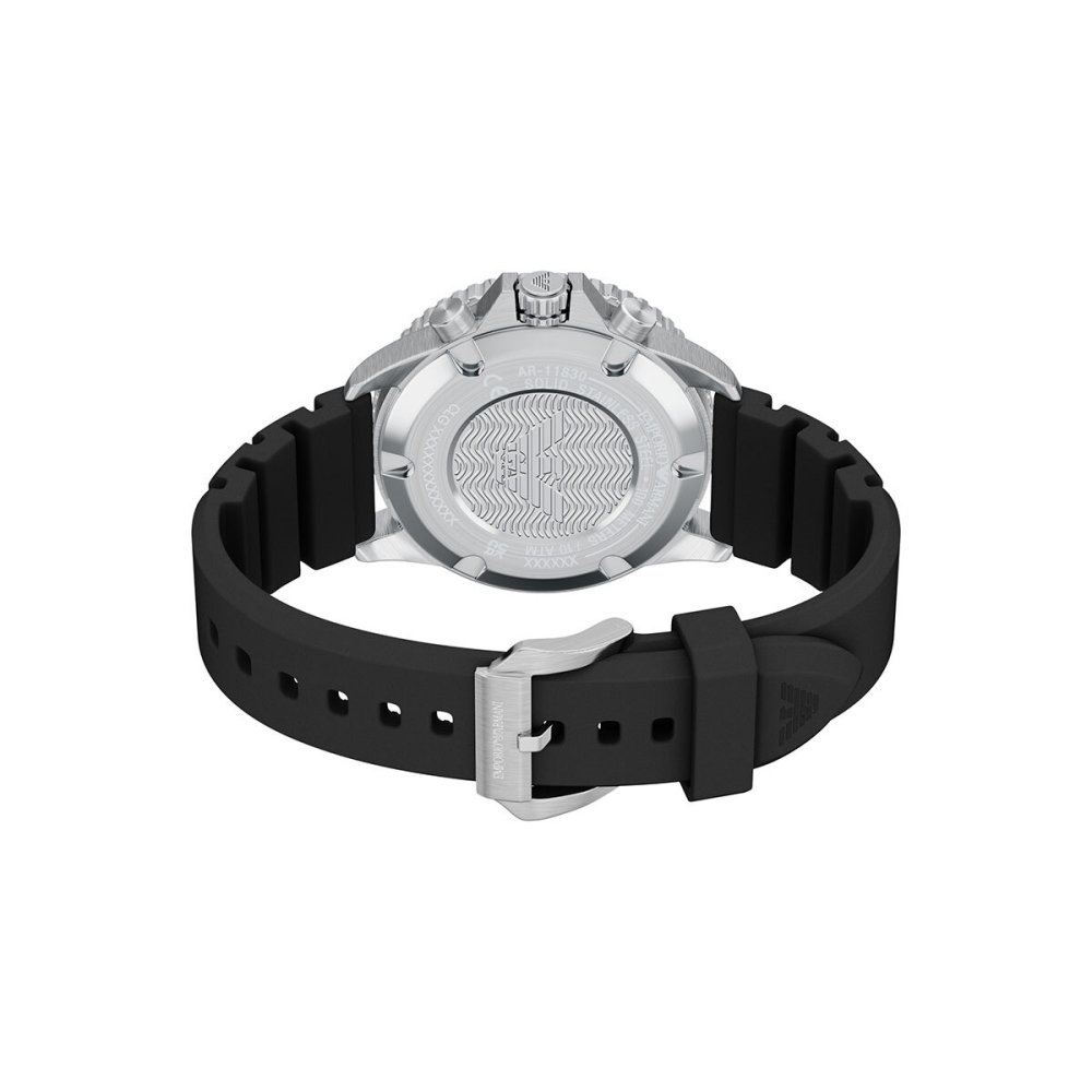 エンポリオアルマーニ EMPORIO ARMANI 腕時計 メンズ ソーラー クロノグラフ シリコン AR11830【2026 新作】