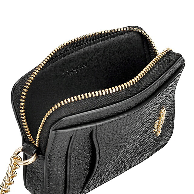 コーチ コインケース コンパクト レディース ブランド COACH Cambodia 6303 IMBLK 黒