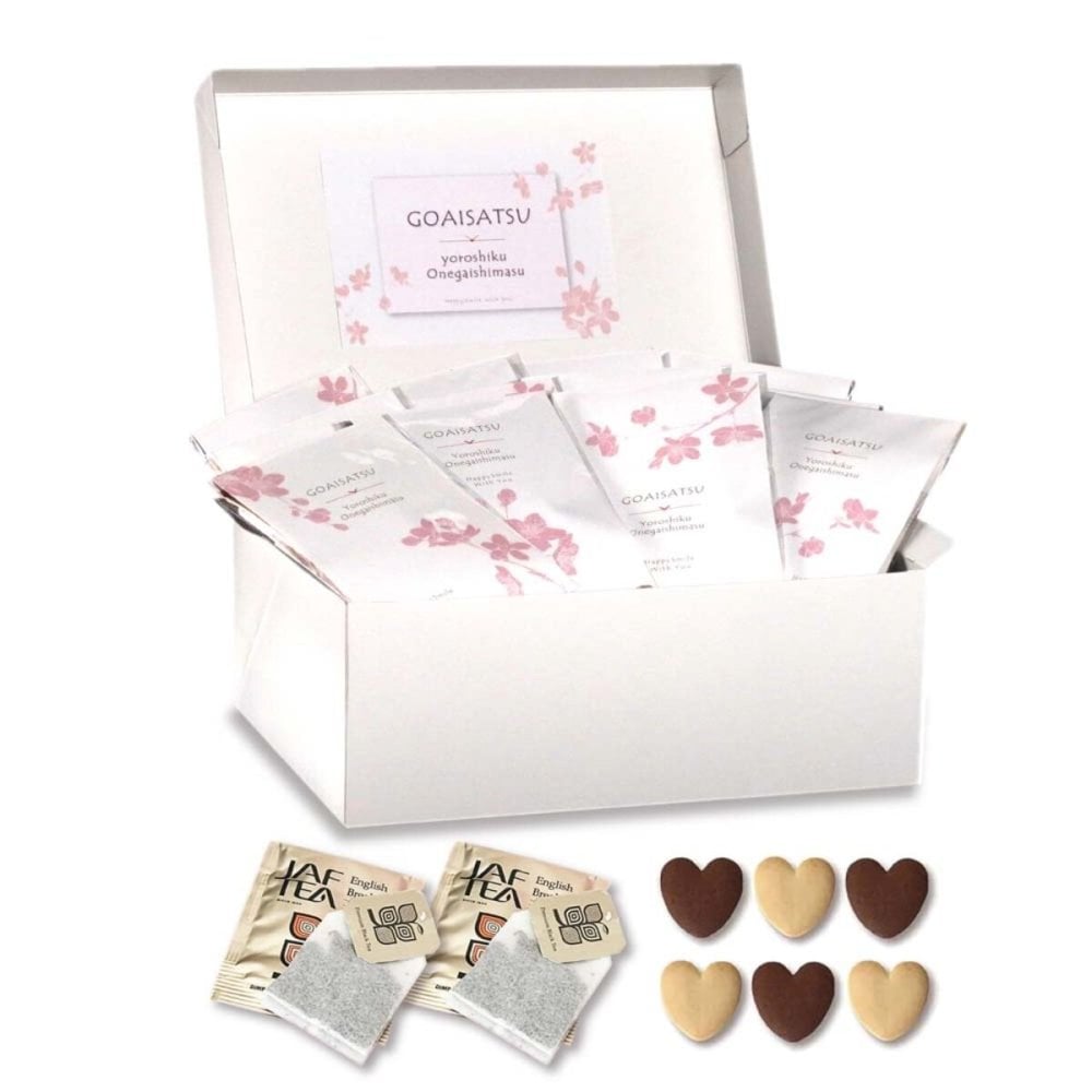 寿 SAKURA クッキー 紅茶 詰め合わせ ギフト BOX 計36セット入 スイーツ 個包装 かわいい 焼き菓子 紅茶ティーバッグ【北海道・沖縄県・離島 配送不可】