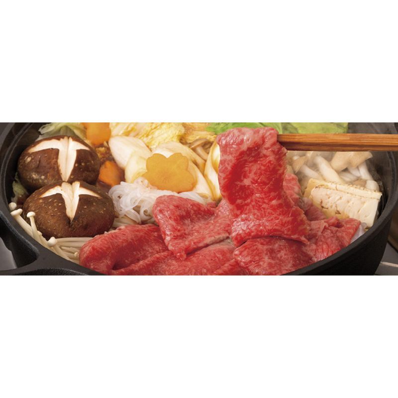 お歳暮・冬ギフト [京都・モリタ屋] 国産黒毛和牛肩モモすき焼き用 (KMS-400R) ※送料無料(北海道・沖縄・離島への配送不可)