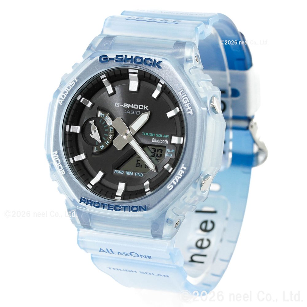 G-SHOCK カシオ Gショック CASIO アナデジ 腕時計 メンズ GA-B2100KB-2AJR タフソーラー スマートフォンリンク Love The Sea And The Earth クジラ【2026 新作】