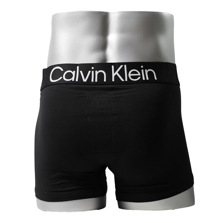 カルバンクライン：MICROFIBER STRETCH BOLD LOGO ボクサーブリーフ 5PK (ブラック)[ボクサーパンツ/ 男性下着/ メンズインナー/人気ブランド/おすすめギフト/誕生日プレゼント/メンズファッション]