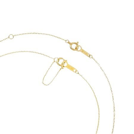 【無料ラッピング】  ヨンドシー 4℃ K18イエローゴールド ネックレス ダイヤモンド ブランド 正規品 新品 ギフト プレゼント 人気 おすすめ 誕生日 記念日 クリスマス 送料無料