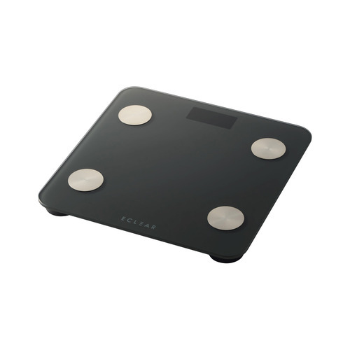 【推奨品】エレコム HCS-BTFS01BK 体組成計 Bluetooth BMI 内臓脂肪レベル 測定可 専用アプリ ブラック