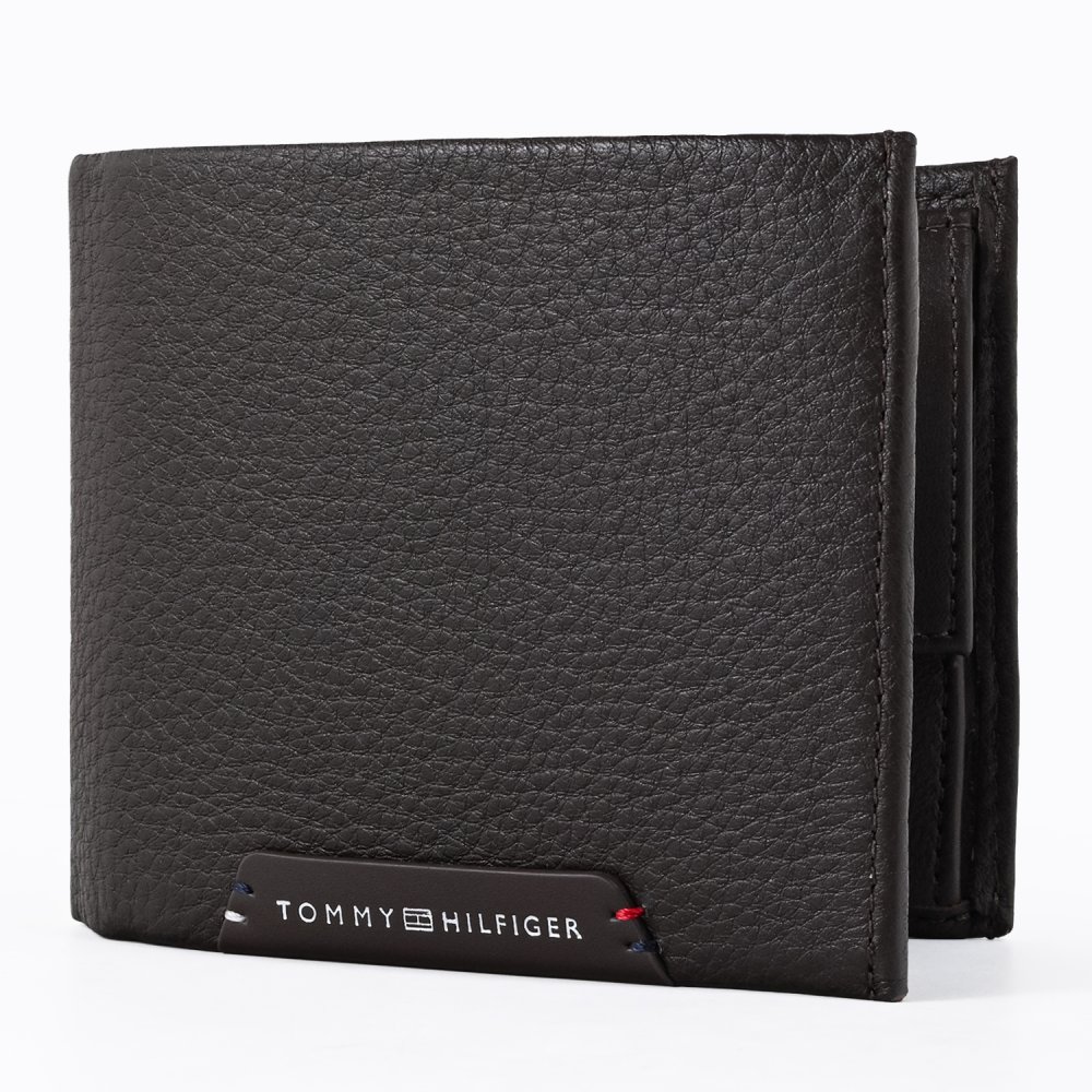 高品質ヨーロッパ輸入モデル トミーヒルフィガー 二つ折り財布 小銭入れ付き CORP CC AND COIN メンズ レディース ブラウン AM0AM14779 0HD TESTA DI MORO ウォレット 折財布 送別会 誕生日 結婚祝い 結婚式 彼氏 息子 夫 男性 名刺入れ 高級 母の日【スペシャルラッピング660円(別売り)】 即日発送 彼氏 財布 ホワイトデー