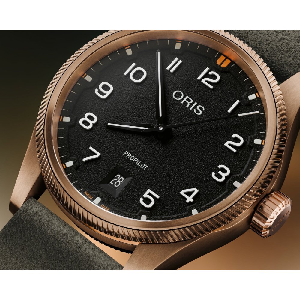オリス ORIS プロパイロット ブロンズ PROPILOT BRONZE 腕時計 メンズ 自動巻き 01 733 7805 3164-07 6 2022BRLC【2026 新作】