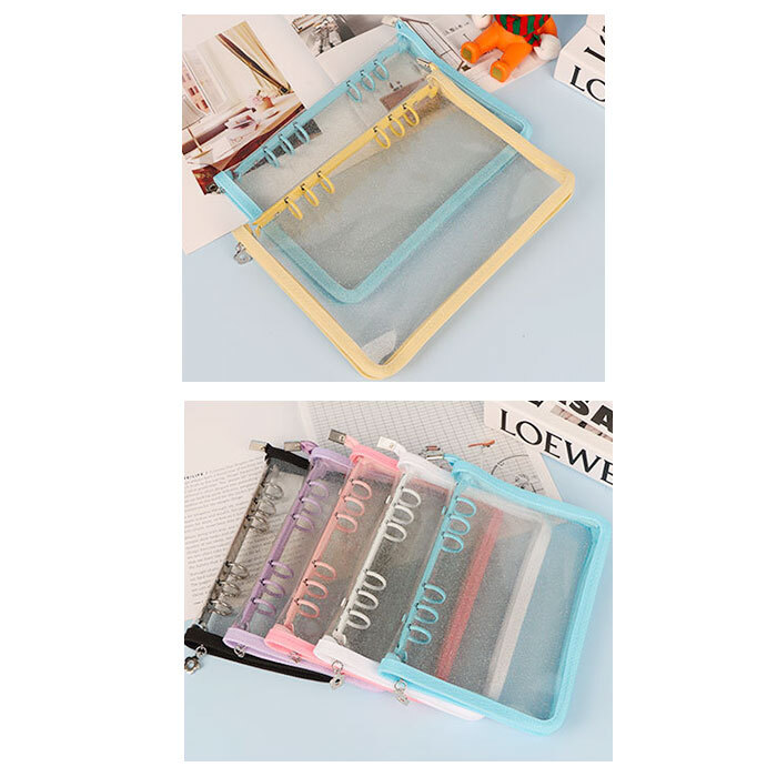トレカケース 可愛い 通販 コレクトブック トレカホルダー ケース バインダー ファイル A5 6穴 チャック付き クリア 透明 リフィル付き 収納 保護 整理 コンパクト 持ち運び チェキ 写真 手帳 推し活 オタ活 アイドル コレクション カードゲーム