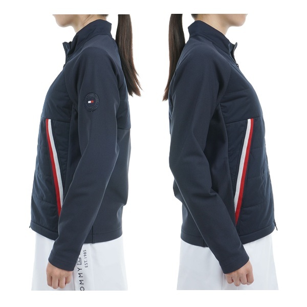 トミーヒルフィガー ゴルフ レディース  パテッド ハイブリッドジャケット TOMMY HILFIGER GOLF THLA477 秋冬モデル お誕生日祝い お祝い 記念品 30代 40代 50代 60代 母の日 お母さん 還暦祝い 敬老の日 彼女 人気プレゼント プレゼント