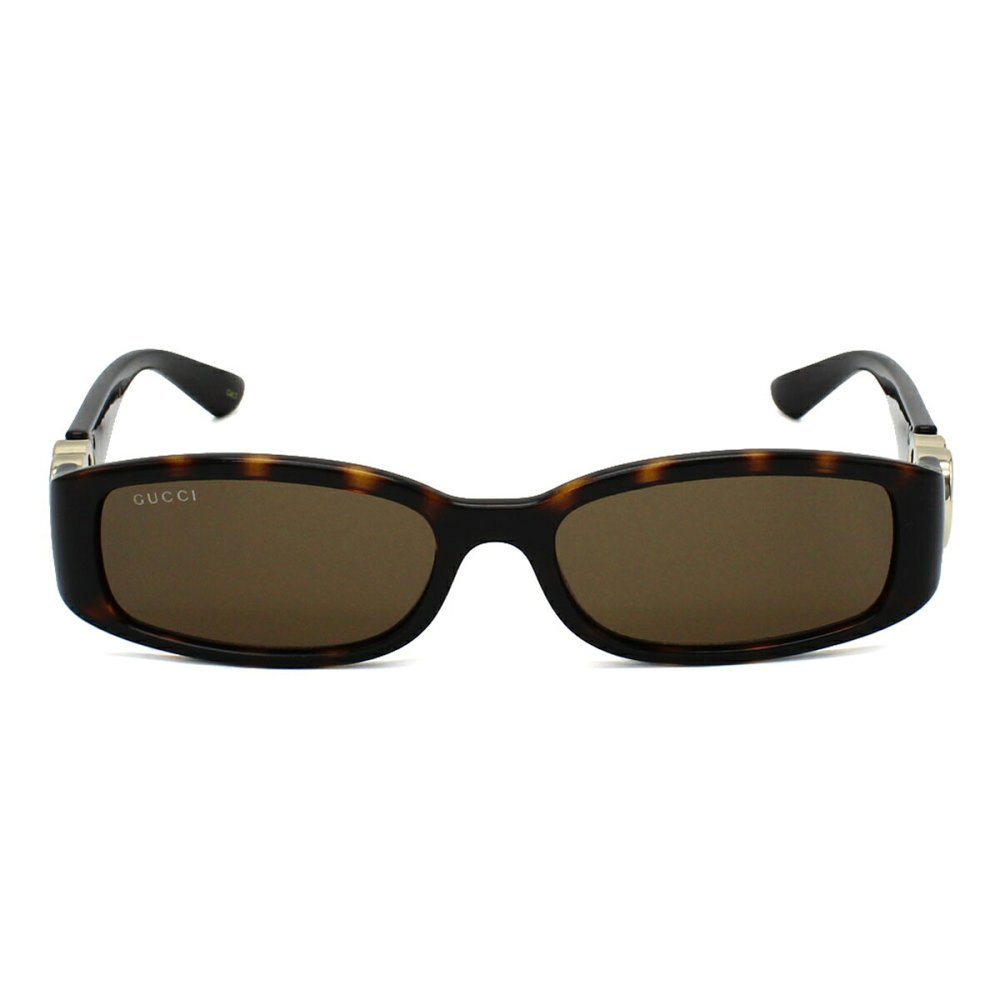 グッチ GUCCI サングラス グローバルフィット アイウェア UVカット レクタンギュラー GG1661S-002 メンズ レディース ユニセックス ハバナ+ブラウン 国内正規品
