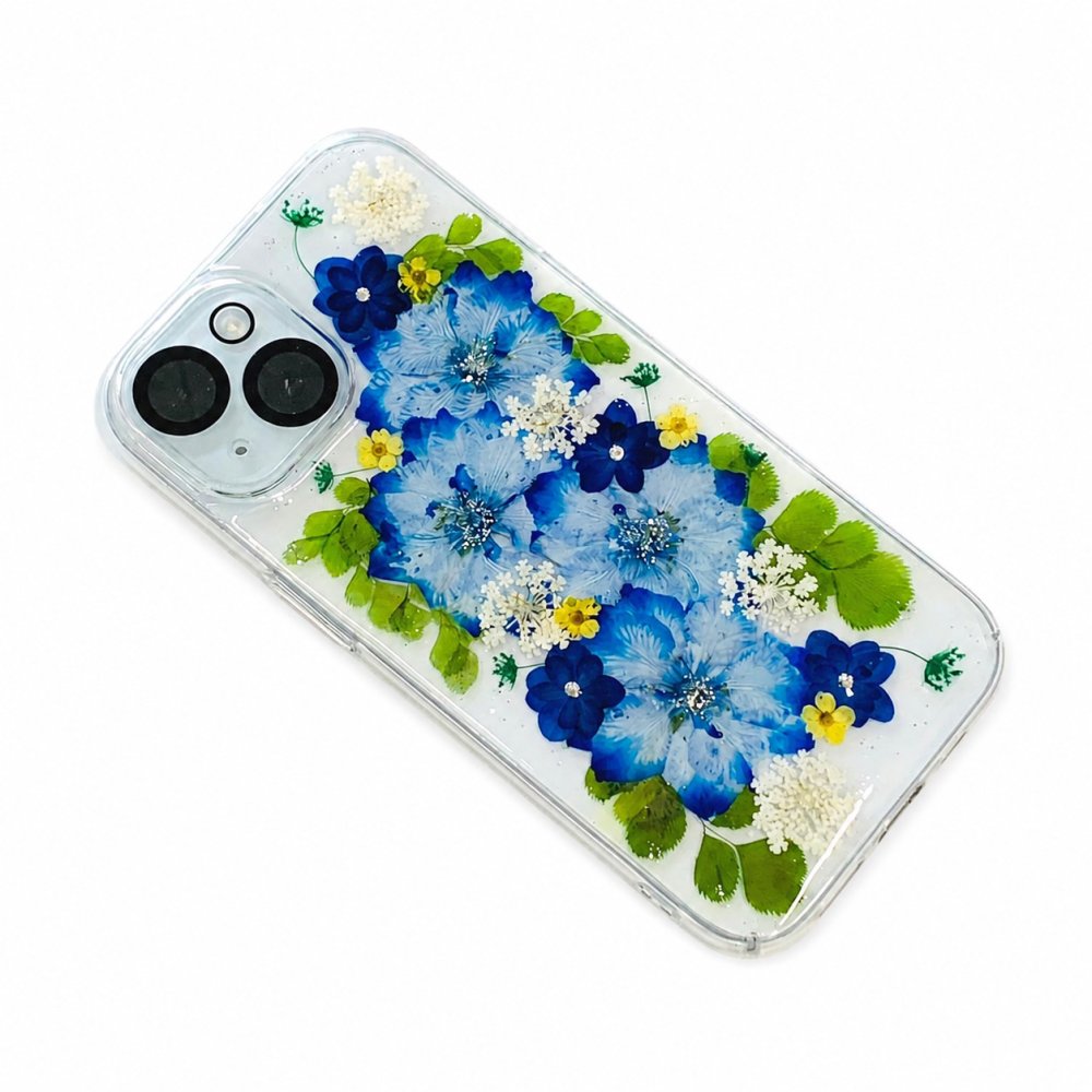 【ほぼ全機種対応スマホケース❁】押し花スマホケース NO.806（着日指定不可） 押し花＆レジン iPhone/Xperia/AQUOS/Galaxy他