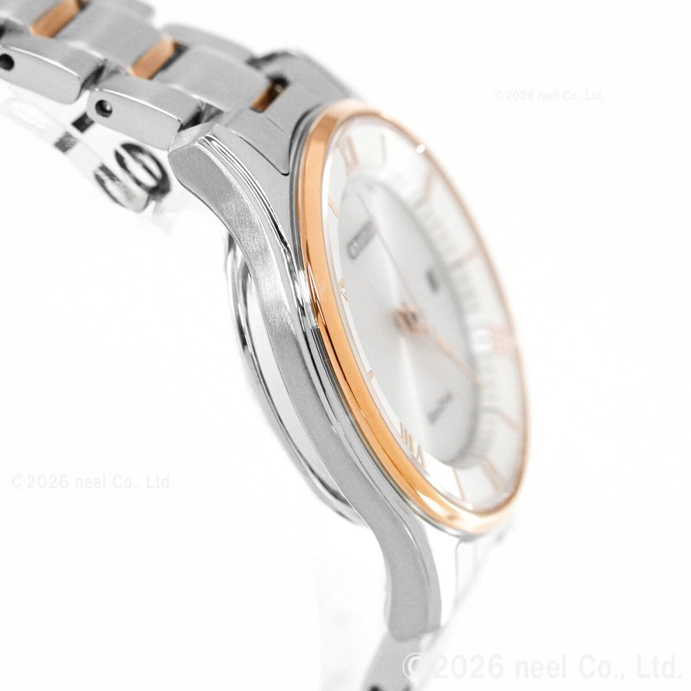 シチズンコレクション エコドライブ 電波時計 レディース 腕時計 薄型 ペアモデル CITIZEN COLLECTION ES0002-57A