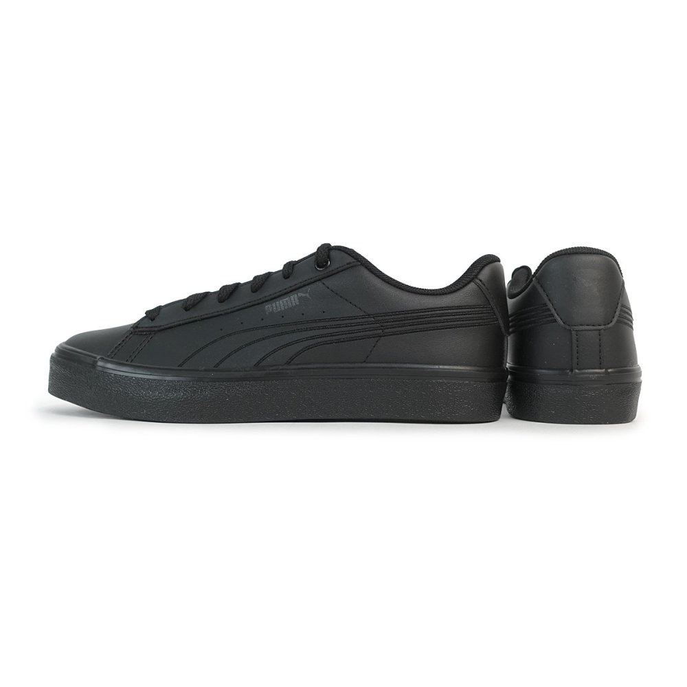 プーマ PUMA スニーカー メンズ レディース ローカット プーマ V コート バルク EB スニーカー ブラック 389908-02 黒