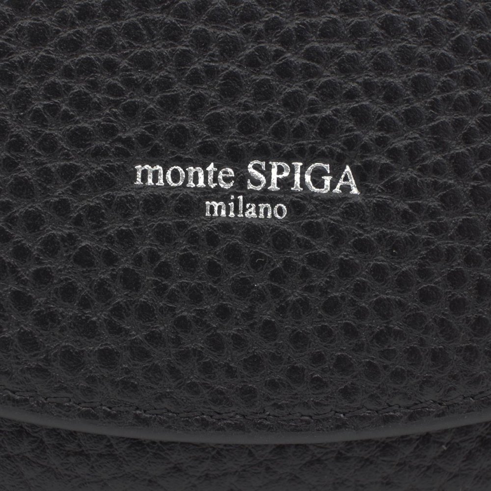 モンテスピガ　monte SPIGA　キーケース　MOSMSP601BK　ブラック　黒　シュリンクレザー　牛革　キーリング