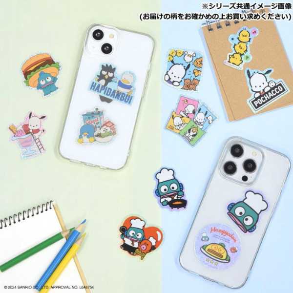 ポチャッコ モバイルステッカー サンリオ キャラクター グッズ スマホ デコレーション シール カスタム おしゃれ かわいい 雑貨 小物 ステッカー 鏡 デコシール サンリオ正規ライセンス品