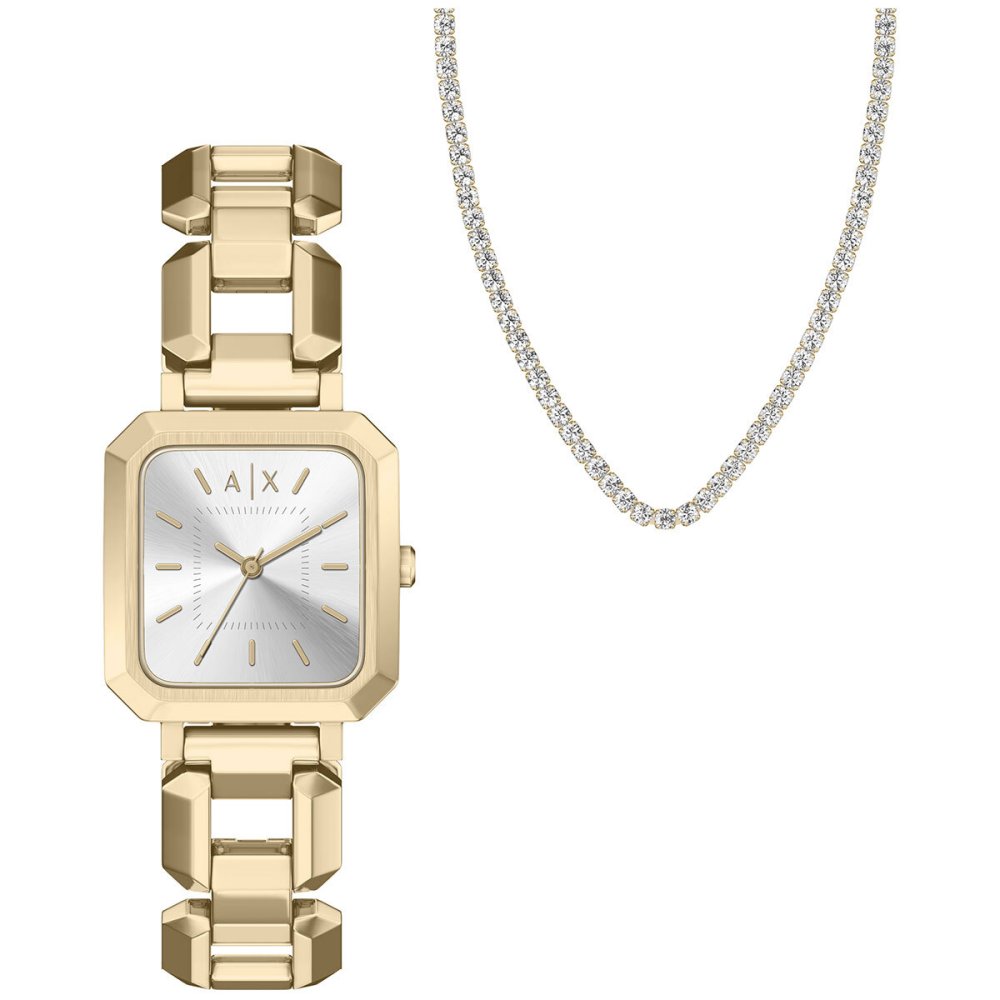 A|X アルマーニ エクスチェンジ ARMANI EXCHANGE 腕時計 レディース ステンレス AX7186SET 【2026 新作】