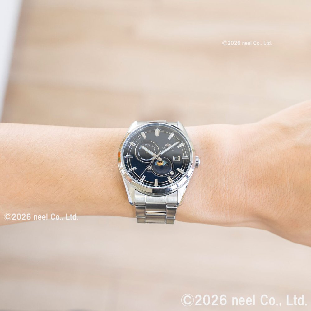 オリエント ORIENT コンテンポラリー Contemporary オリエントストレット サンアンドムーン SUN ＆ MOON 自動巻 腕時計 RN-AK0315L Orient Stretto【2026 新作】