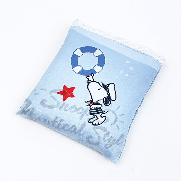 スヌーピー エコバッグ ロゴ ノーティカルスタイルシリーズ SNOOPY