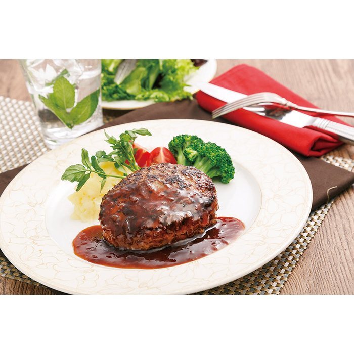 送料無料 お歳暮 落合務監修牛肉100%のハンバーグと黒トリュフソース  ※11/2以降の出荷予定となります。北海道・沖縄・離島は配達不可 全国送料無料 御歳暮 早割 お歳暮2026 御挨拶 お取り寄せ グルメ スイーツ