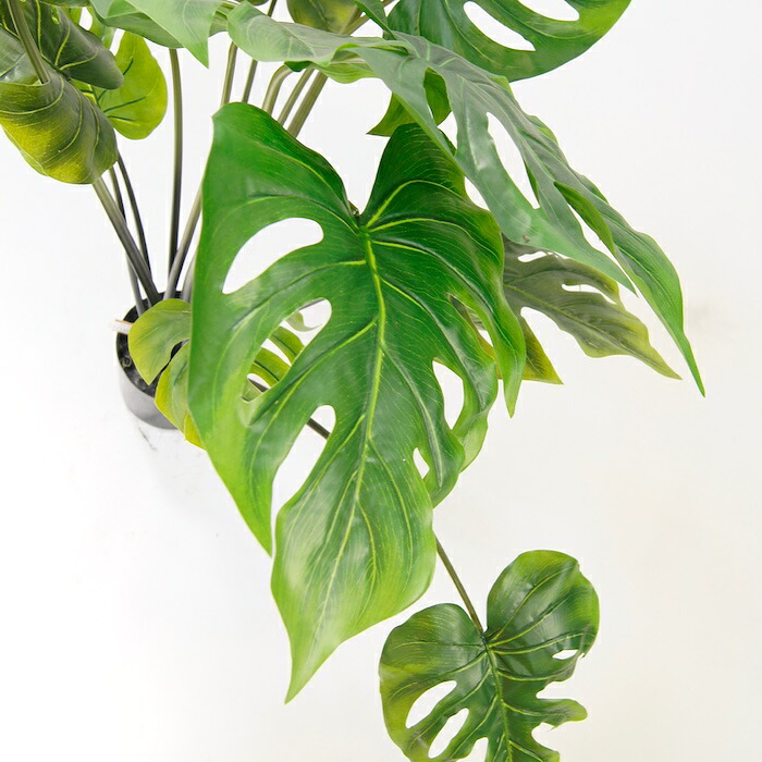 観葉植物 造花 モンステラ BROWN 全高約97cm 中型 フェイクグリーン 本物そっくり おしゃれ インテリア 人工観葉植物 アーティフィシャルグリーン オフィス 店舗 ホテル 開店祝い 室内 デリシオサ フェイク