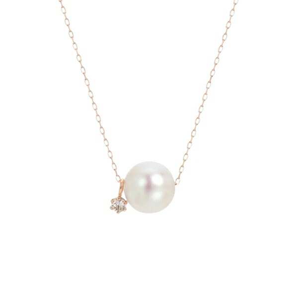 【無料ラッピング】  カナルヨンドシー Canal 4℃ アクセサリー K18 ピンクゴールド ネックレス アコヤパール ダイヤモンド  ブランド 正規品 新品 ギフト プレゼント 人気 おすすめ 誕生日 記念日 クリスマス 送料無料