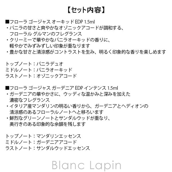 【ミニサイズセット】 グッチ GUCCI フローラ ディスカバリーキット ミニサイズセット 1.5ml x4