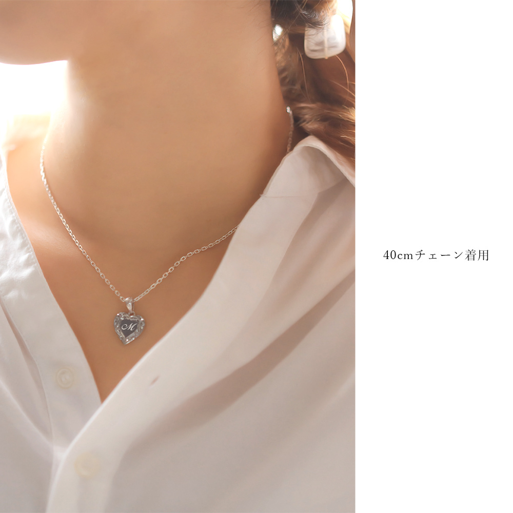ハワイアンジュエリー イニシャル ペンダント トップ 刻印 無料 誕生石入れ可 ハート イニシャル シルバー925 ネックレス チェーン別売 ペンダントヘッド BY THE SEA バイザシー 彼女 妻 女性 レディース 誕生日 プレゼント ハロウィン 【品番：SP314】