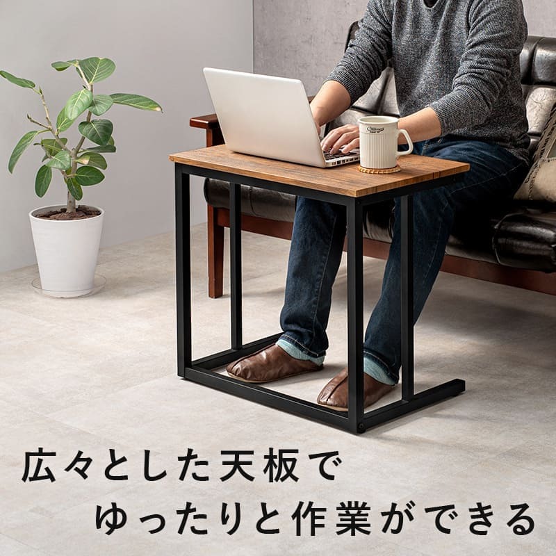 サイドテーブル かわいい 2色 幅60cm おしゃれ 机 木製 デスク 収納 ソファ一 人暮らし 新生活 仕事 コンパクト ナイトテーブル サイドラック 木目 ミニテーブル 在宅 新築祝い 引越し祝い