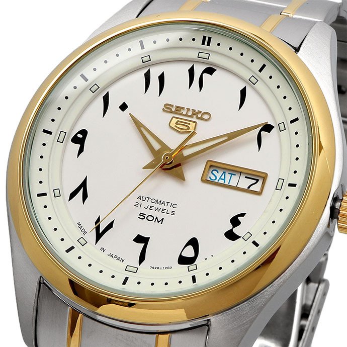 SEIKO 腕時計 セイコー 時計 ウォッチ 【日本製 Made in Japan】 セイコー5 自動巻き ビジネス カジュアル メンズ SNKP22J1 海外モデル [並行輸入品]