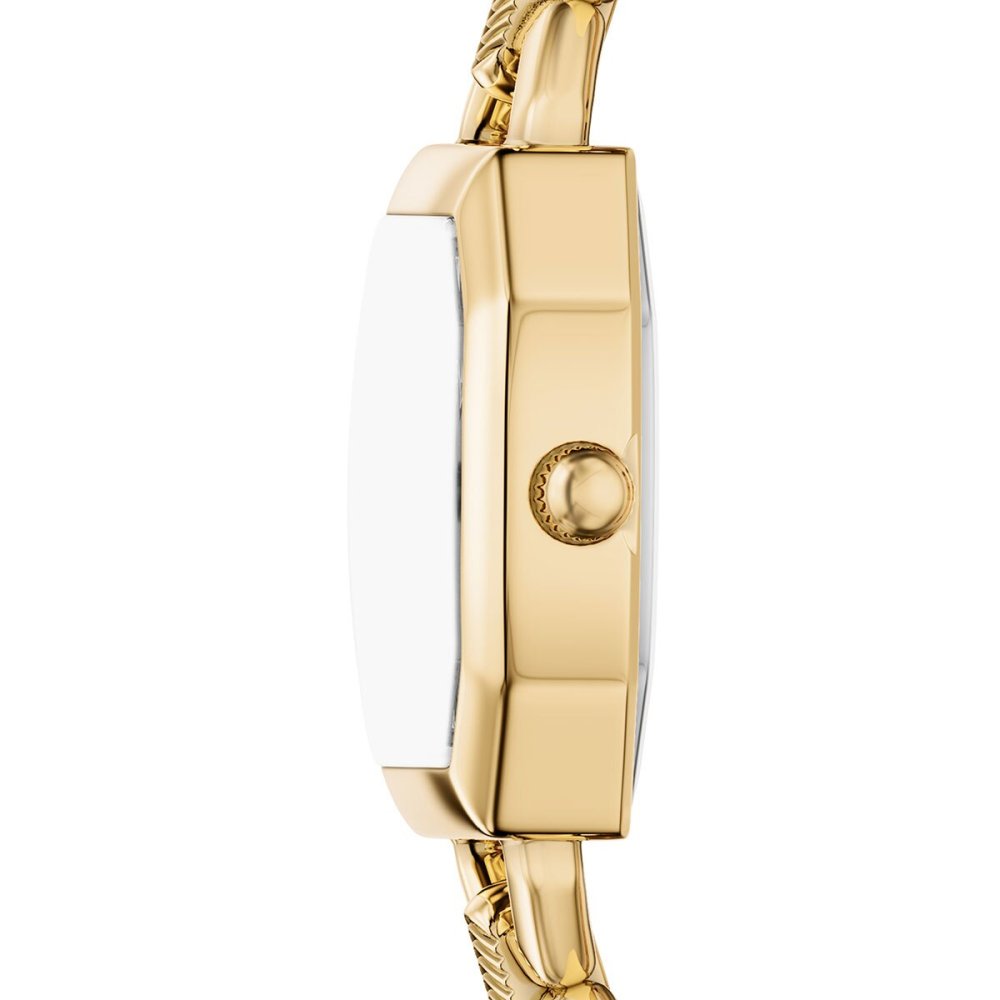 フォッシル FOSSIL 腕時計 レディース HARLOW アナログ ブラックレザー＆ゴールドトーンステンレススチールウォッチ ES5496【2026 新作】