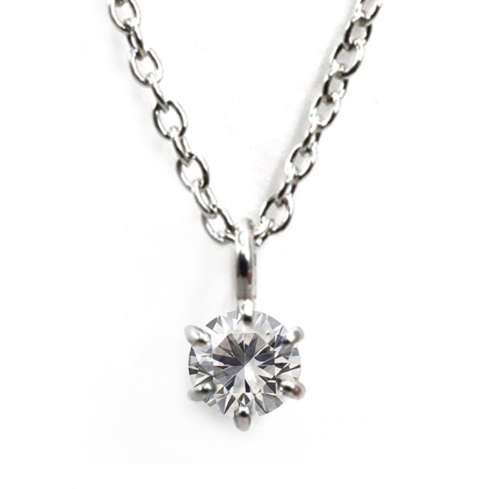 ラボグロウンダイヤモンドネックレス 一粒ダイヤモンド Lab Grown Diamond 0.20ct Stainless316素材【送料無料】【レディース,激安,特価,通販】