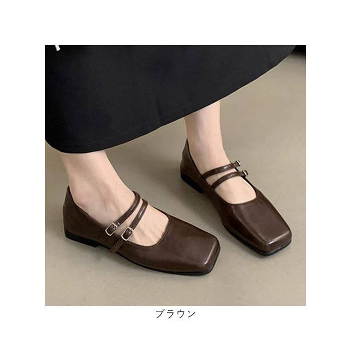 パンプス レディース 通販 ローヒール フラットシューズ ぺたんこ 靴 柔らかい 痛くない ローヒールパンプス スクエアトゥ シューズ 歩きやすい シンプル カジュアル おしゃれ オシャレ きれいめ 上品 ナチュラル 通勤 ビジネス オフィス 母の日 立ち仕事