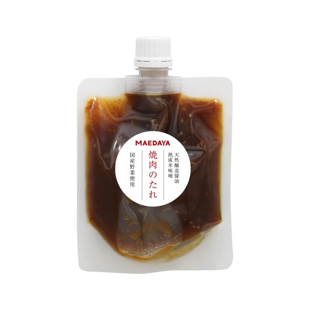 前田家 醤油蔵元の焼肉のたれ 1個/2個/3個 1個150g ピリ辛 焼肉のタレ 焼肉タレ にんにく ニンニク 玉ねぎ 醸造醤油 りんご 万能たれ 万能調味料 BBQ 肉料理 メール便 送料無料 MAEDAYA