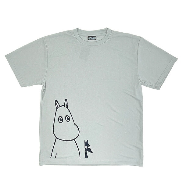 ムーミン リラックスドライTシャツ シルバーグレー アパレル MOOMIN