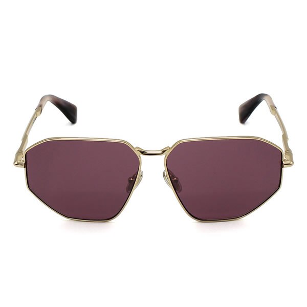 マックスマーラ サングラス MAX MARA MM0143/S 32Y 59 サングラス ノーズパッド MM0143-32Y-59 ゴールド パープル ユニセックス