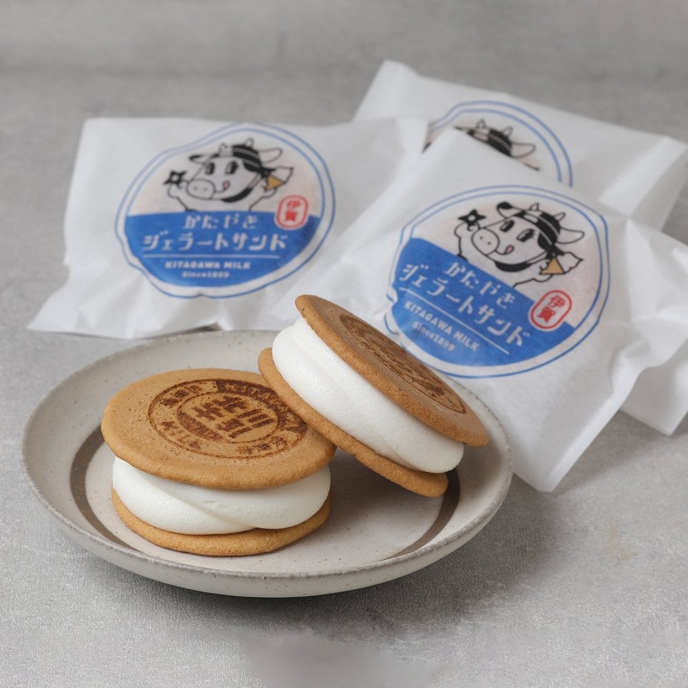 かたやきジェラートサンド6個セット ギフト プレゼント 誕生日 自分へのご褒美 母の日 父の日 敬老の日 ご挨拶 お中元  御祝 御礼 祝 寿 結婚祝 御中元 御歳暮