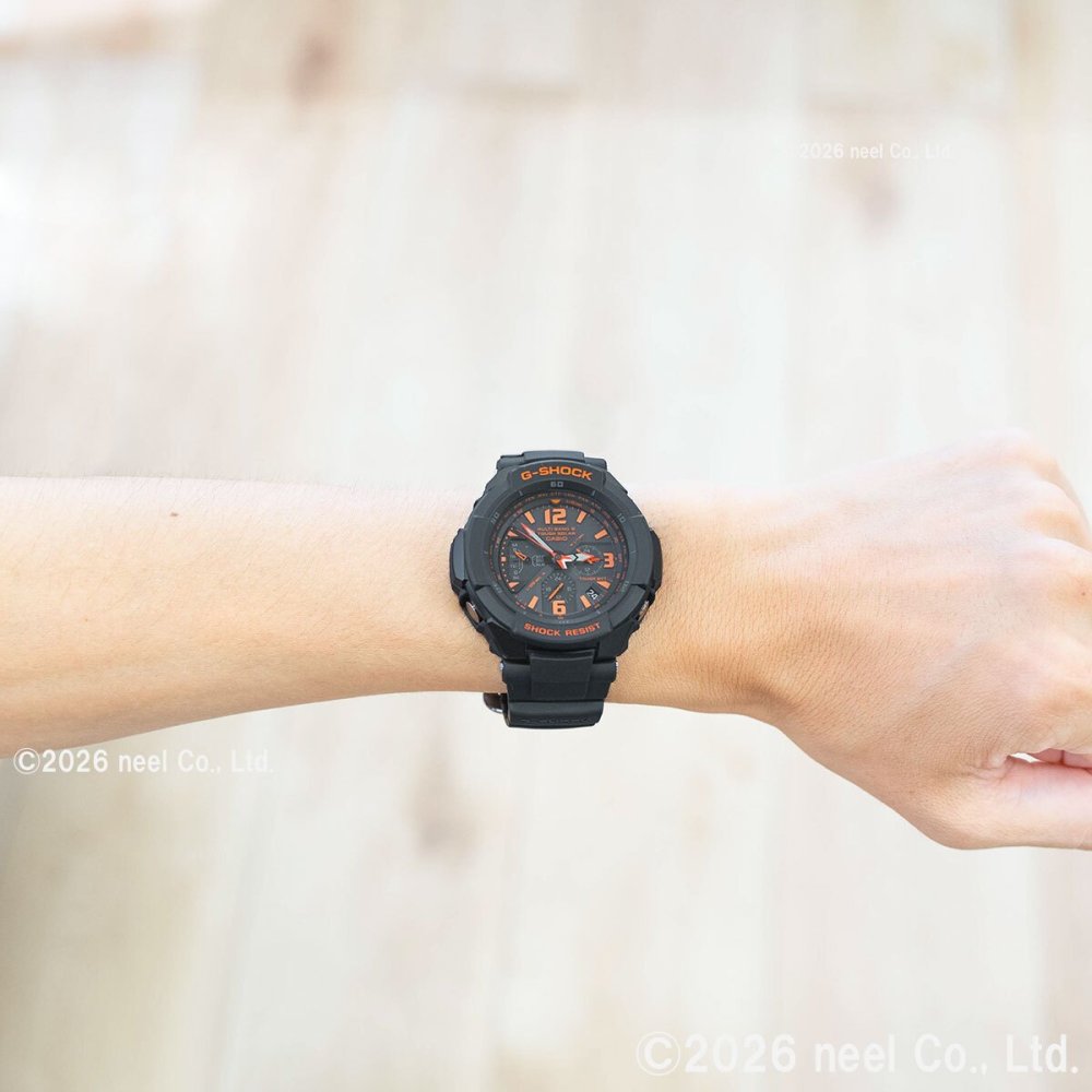 G-SHOCK 電波 ソーラー 電波時計 ブラック 腕時計 カシオ Gショック スカイコックピット GW-3000B-1AJF