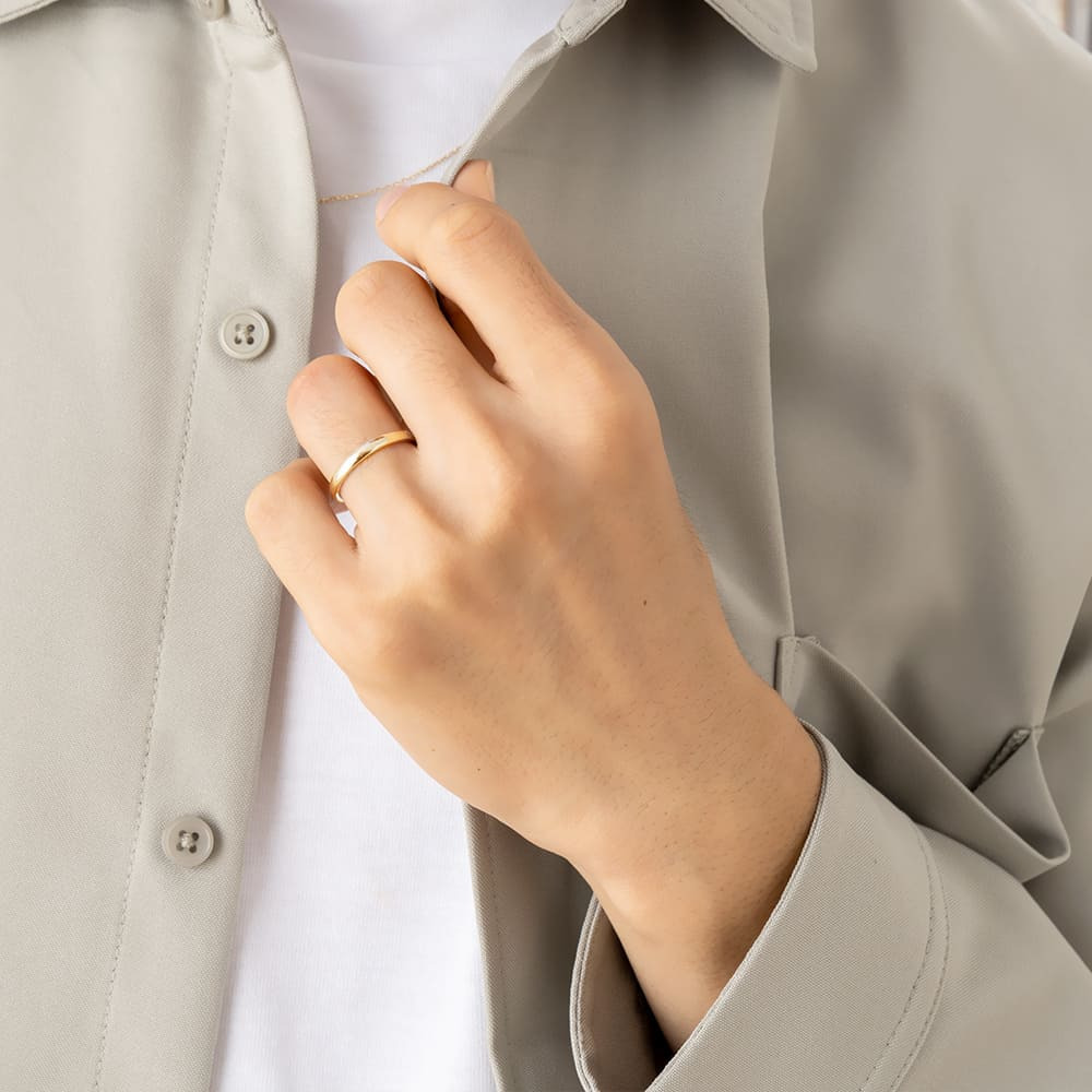 セミオーダー Lovers&Ring ペアリング 甲丸リング 内側に 誕生石が入る 刻印対応 10金  18金  プラチナ K10 K18 指輪 ペア リング お揃い レディース メンズ LSR0651PK-WG カップル 2個セット 名入れ 彼女 女性 彼氏 男性 妻 夫 指輪 誕生日プレゼント 記念日  結婚指輪 マリッジリング 人気 秋アクセ 秋ジュエリー ご褒美ジュエリー 彼女 ギフト