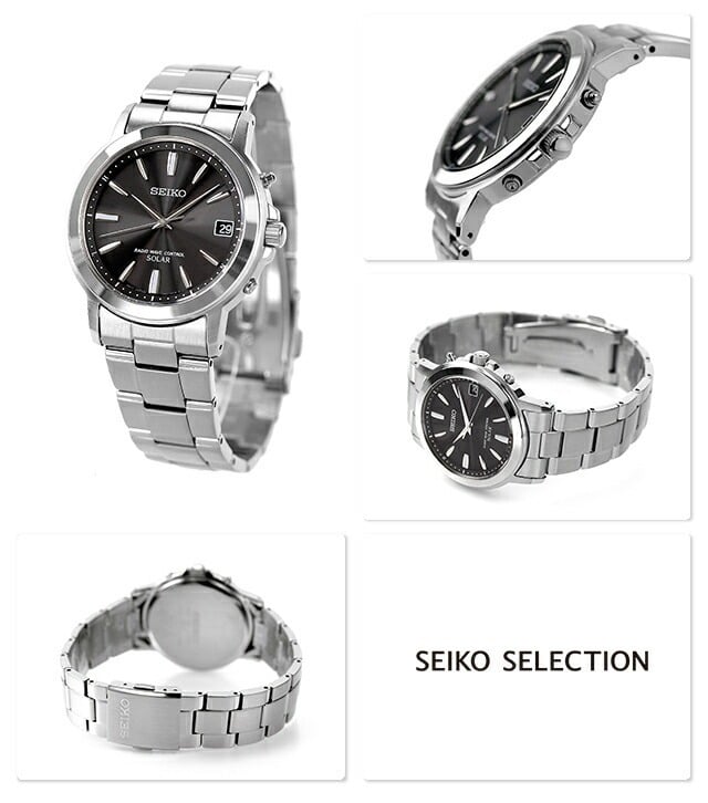 メンズ ギフトセット セイコーセレクション 腕時計 ブランド メンズ レディース SEIKO SELECTION アナログ ブラック ホワイト 黒 選べるモデル