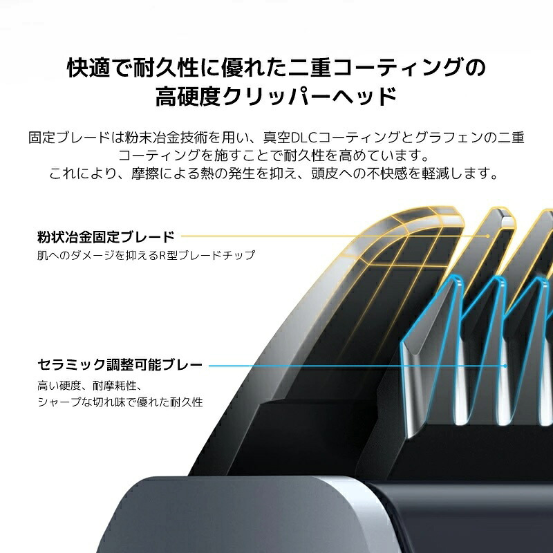 Xiaomi ヘアカッター 2 シャオミ バリカン 電動バリカン ヘアトリマー 充電式 コードレス IPX7 完全防水 水洗い Type-C 最大180分使用 デジタル残量表示 19段階 長さ調節 セルフカット 散髪 丸刈り 坊主 メンズ 子供 家庭用 充電しながら使用新生活【正規品/国内発送】