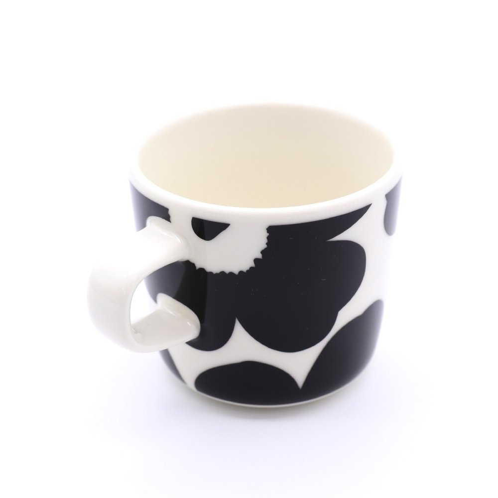 マリメッコ ウニッコ コーヒーカップ 200ml ホワイト/ブラック marimekko UNIKKO 耐熱 電子レンジ対応 ギフト 結婚祝い プレゼント 贈り物