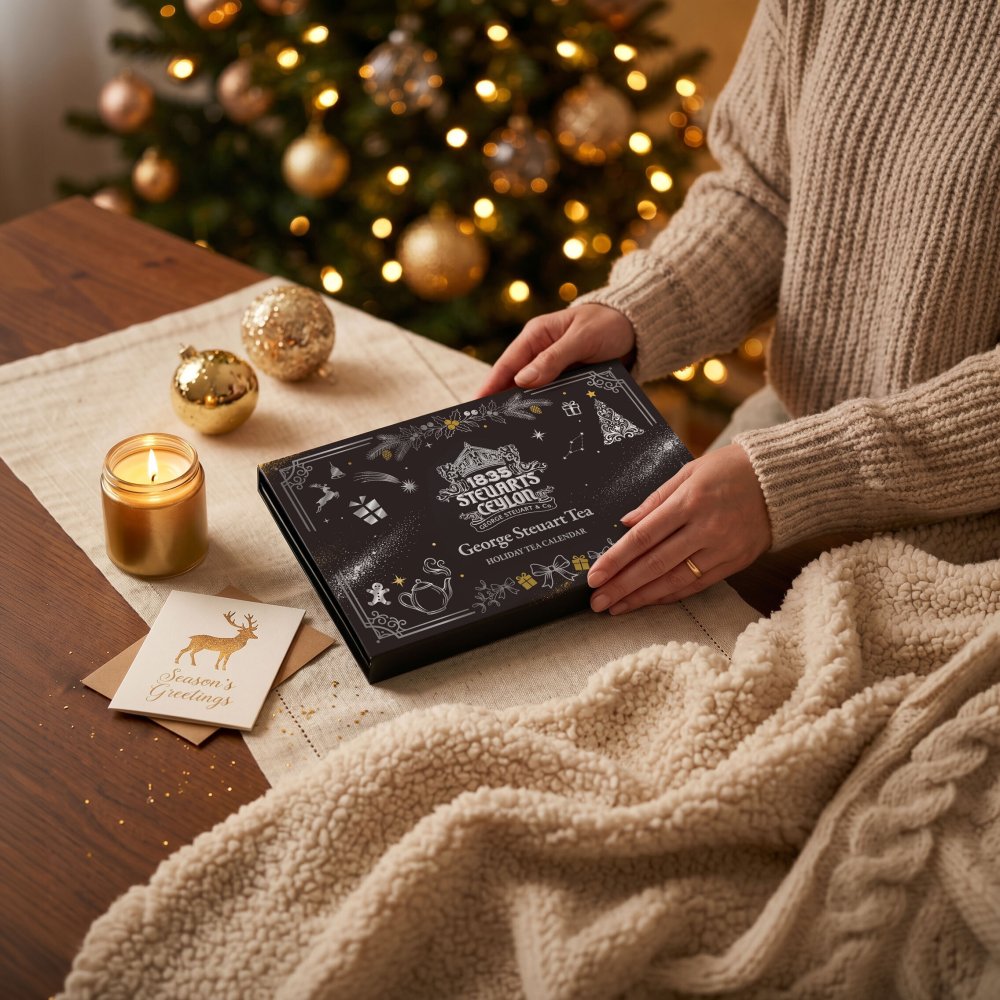 クリスマスギフト 冬ギフト お歳暮 お配りギフト アドベントカレンダー 「紅茶のホリデーカレンダー 2026」（ホリデーシルバー）